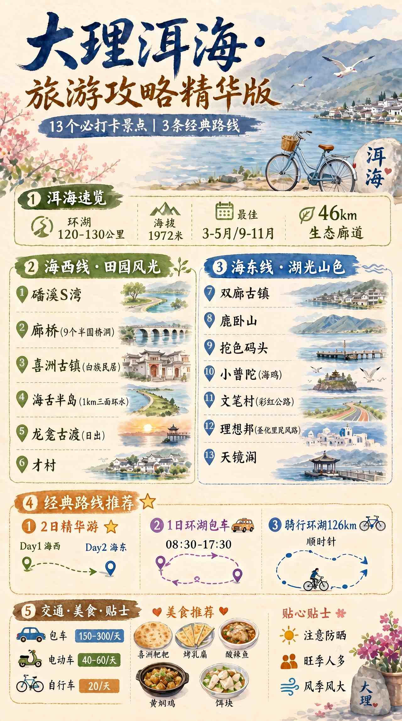 大理洱海攻略精华版