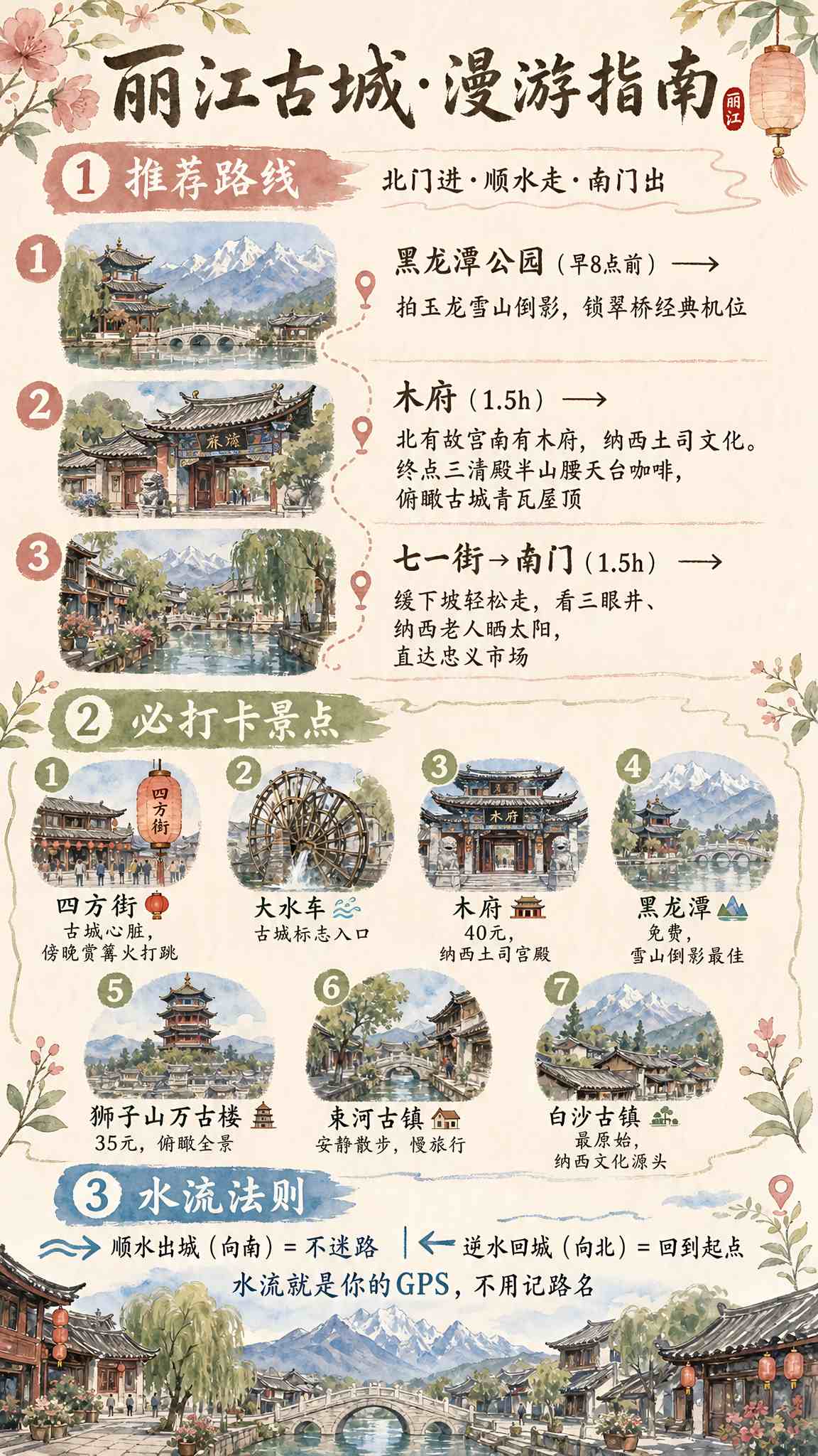 丽江古城漫游指南